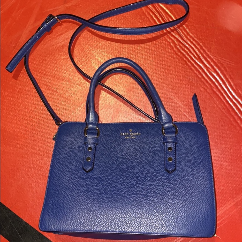 Kate Spade Navy Bag with Adjustable Strap